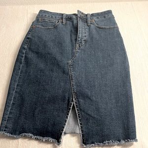 Madewell 18” Jean Skirt